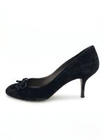 Bally Dolana Suede Bow Pump EU 39.5 Schwarz