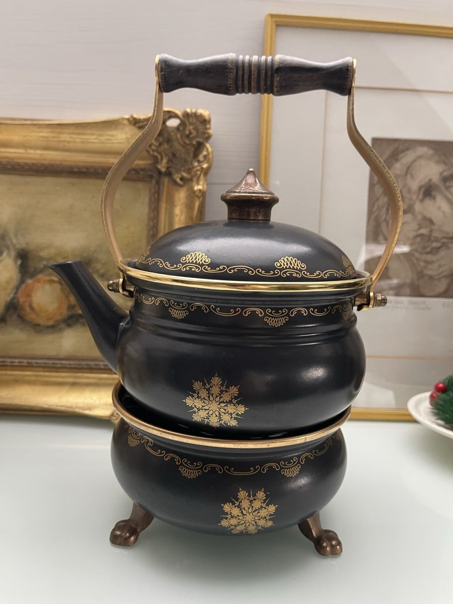 Teiere: Wunderschöner Vintage-Teekessel mit Stövchen  ASTA – Usato da Winkel venduto da Glamour-Style 1