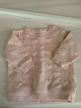 Herz Pulli rosa 68