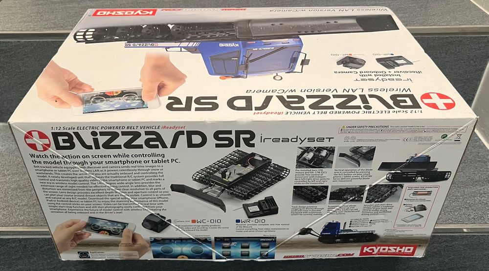 Kyosho 30987 1/12 EP BLIZZARD SR Readyset WL-LAN w/Cam (Neuf avec