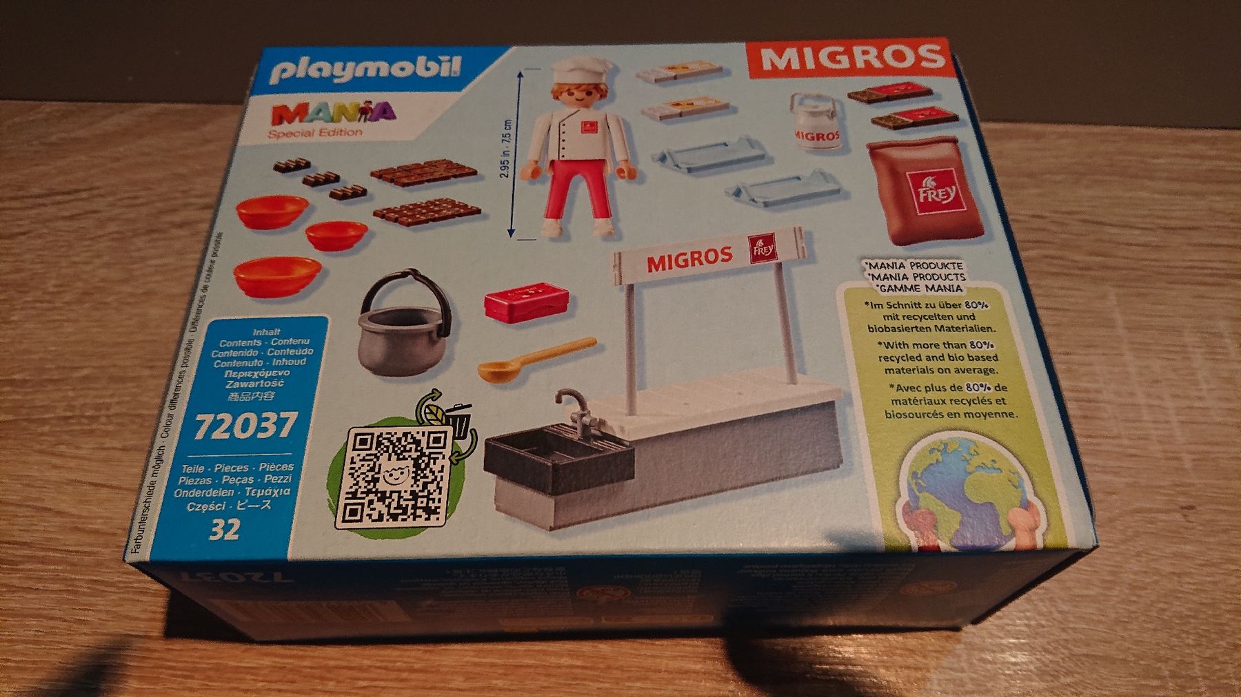 Playmobil Giocattoli: Playmobil Migros Schokolade Frey – Nuovo e nell'imballaggio originale da Madiswil venduto da Sandraho 1