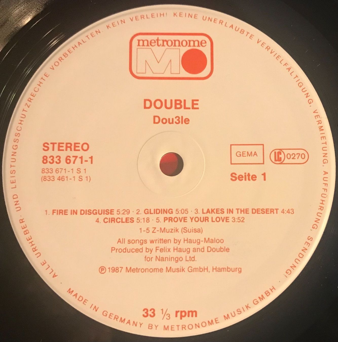 Dischi in vinile: DOUBLE - DOUBLE - 33 Tours – Usato da Bussigny venduto da vinyl-pas-cher 2