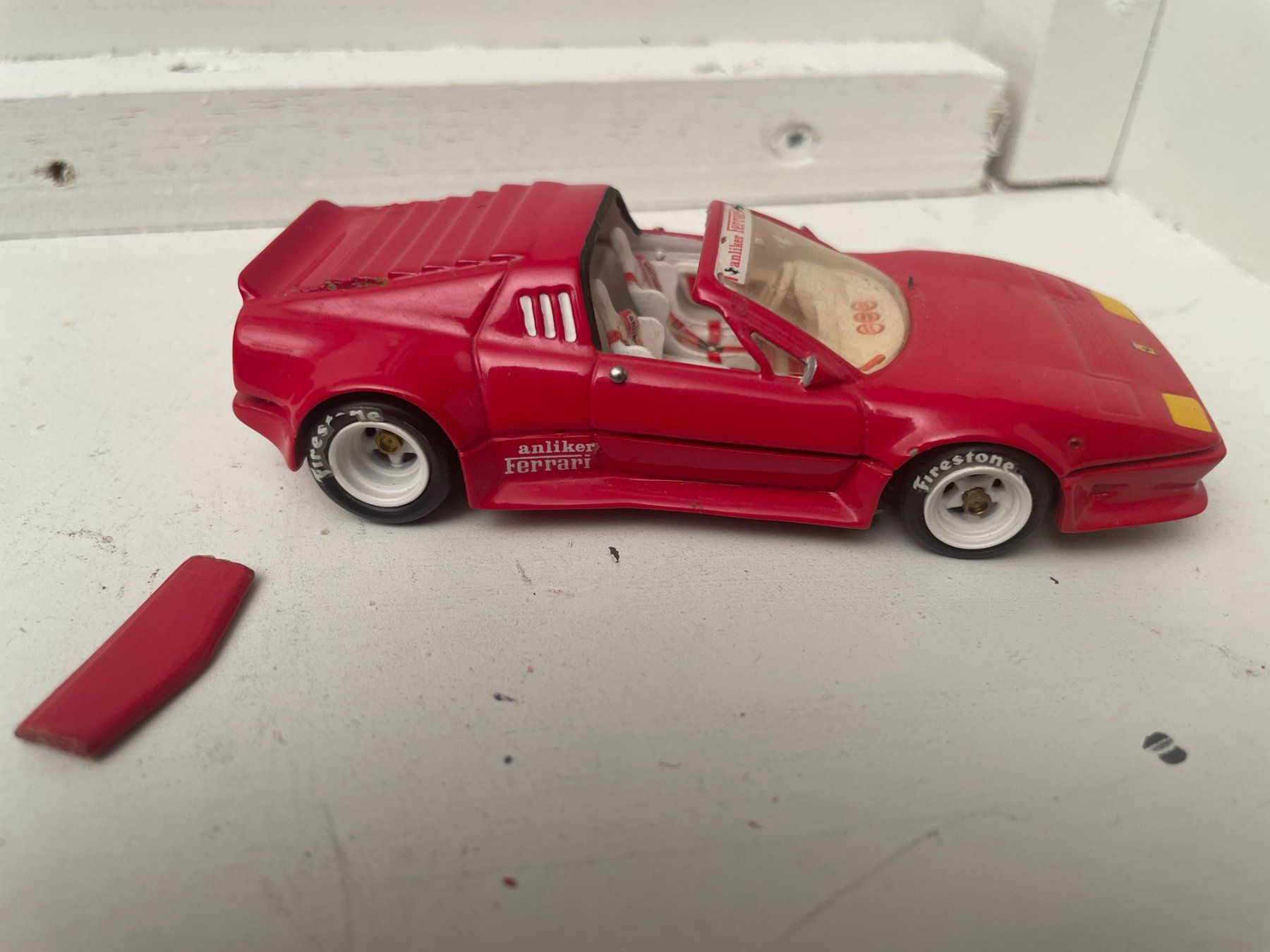 Ferrari BB 512 Targa Straman gris argent (Matrix) 1/43e
