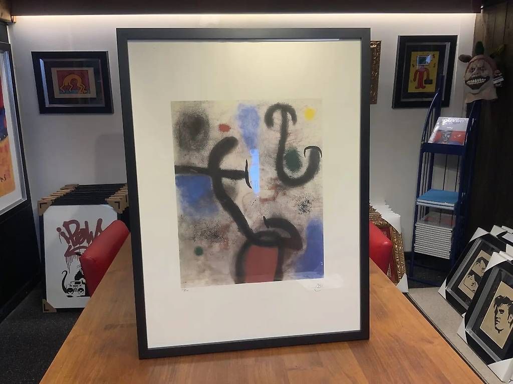 Grafica & Litografie: Joan Miro Lithografie "Frau und Vogel". – Usato da Unterwasser venduto da mic_n5hh