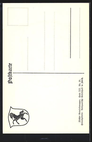 Cartes postales: Dägerlen, Wappen mit steigendem schwarz – D'occasion à Berlin par bartko-reher 1