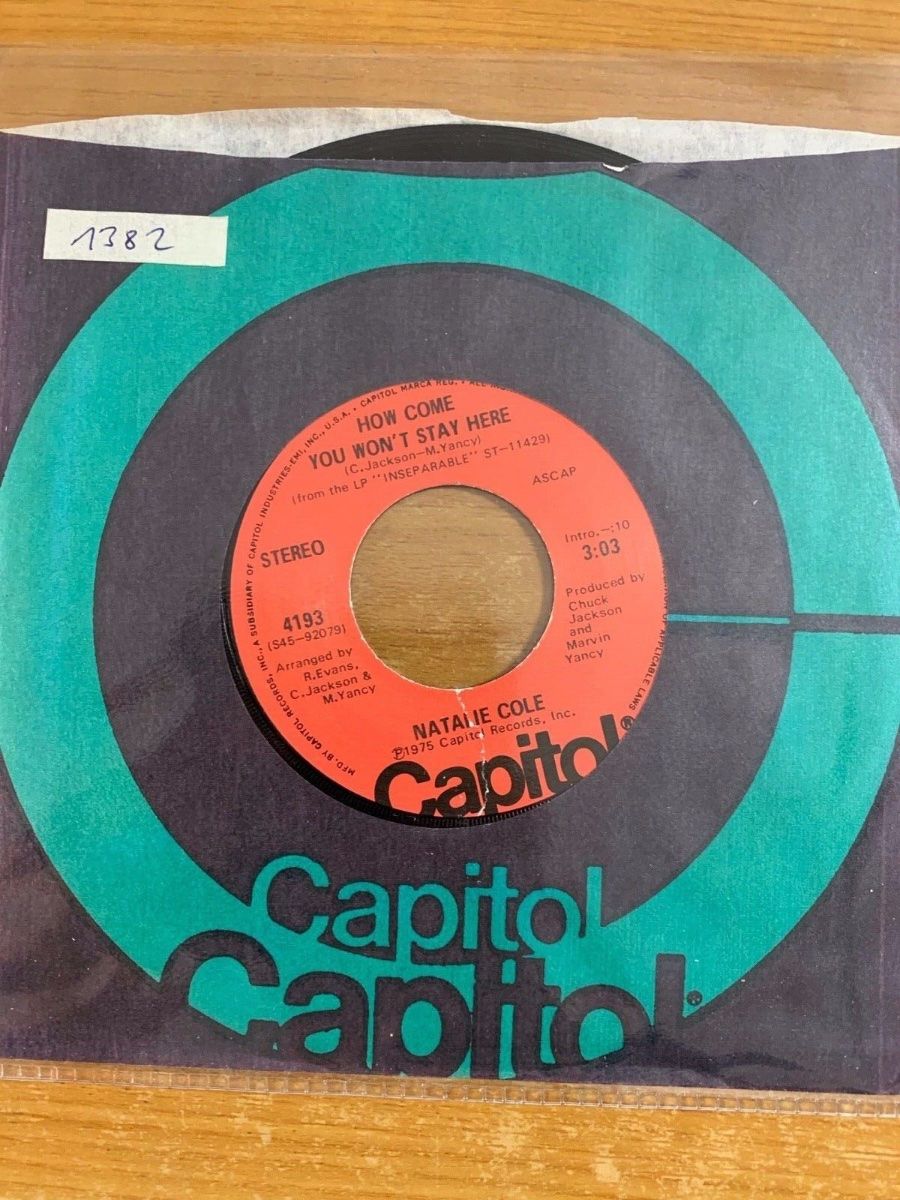 Dischi in vinile: Natalie Cole - Inseparable / 1. US-Press. 1975 - TOP – Usato da Gais venduto da soundcave57