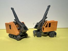 Wiking 2x Löffelbagger 1/87