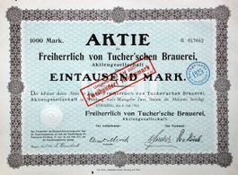 Freiherrlich von Tucher'sche Brauerei AG, Nürnberg - 1923