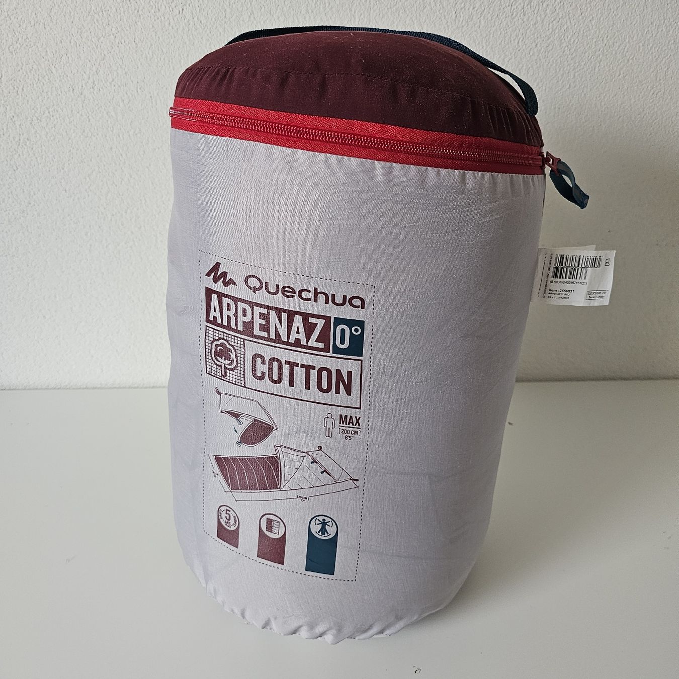 Schlafsäcke: Quechua Arpenaz 0 sleeping bag cotton  – Gebraucht aus Matten b. Interl von Vanilla8