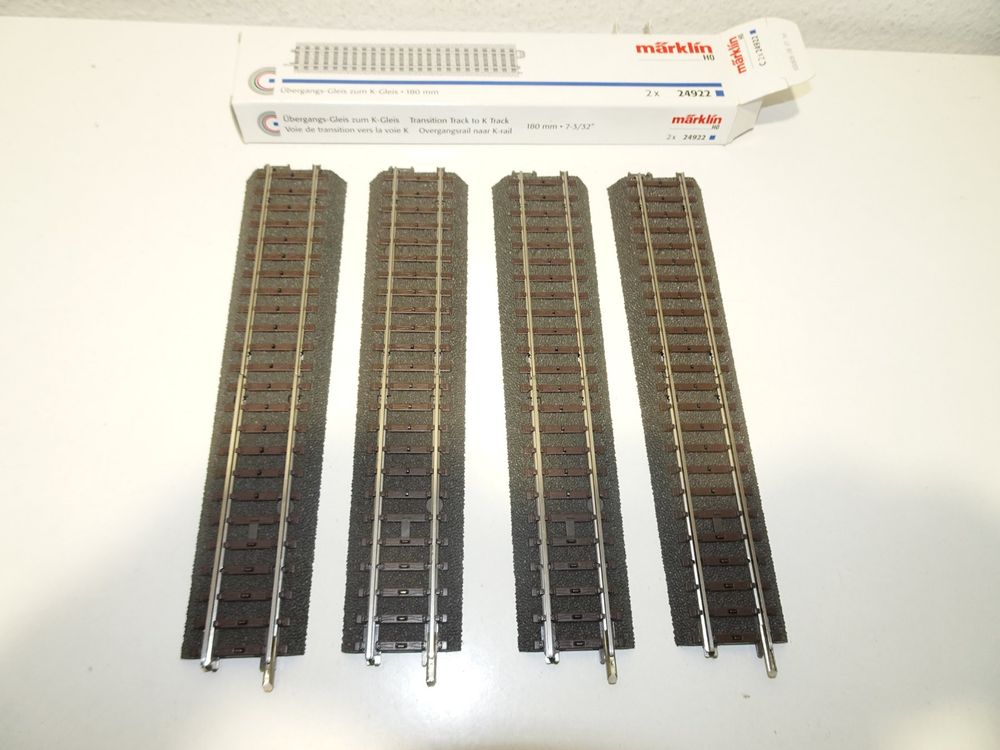 Set Märklin HO 24922 2x Recta 180mm Neuf Pour Modélisme Ferroviaire