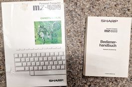 2x Sharp MZ-800 Computer Handbuch
