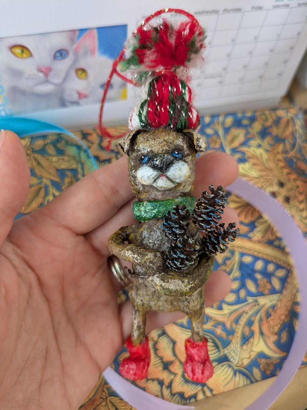 Tutte le decorazioni: Christbaumschmuck aus Pappmaché – Nuovo e nell'imballaggio originale da Zuoz venduto da liz_9nhl 4