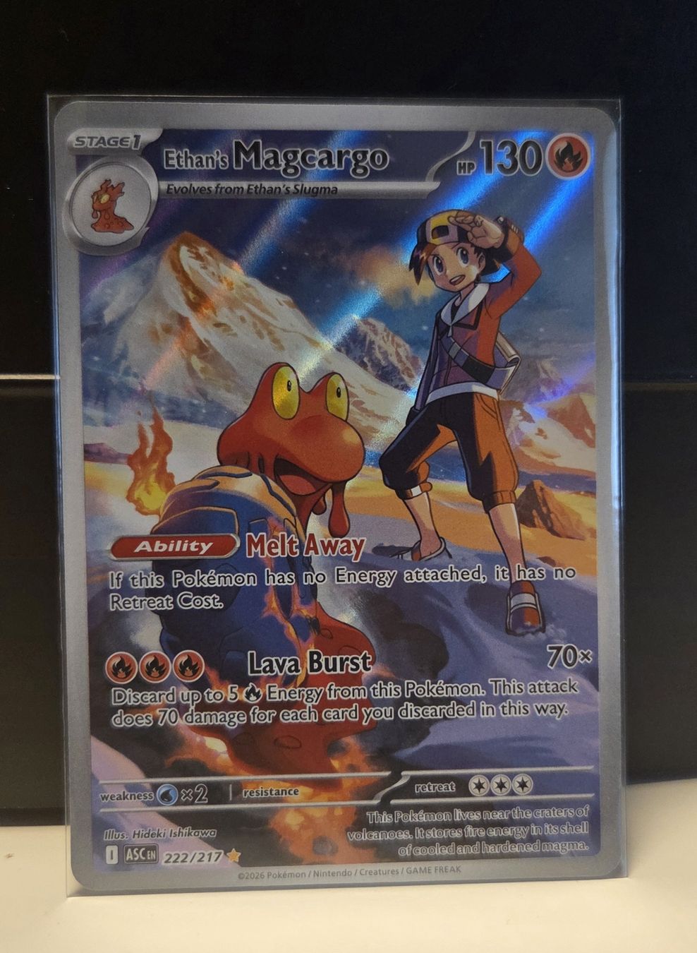 Pokemon Ascended Heroes Ethan's Magcargo Asc 222 En english (Neu ...