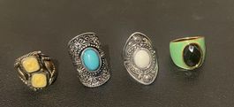 Ring Set aus Metall - Boho Mix - Vintage Look ✨❤️✨