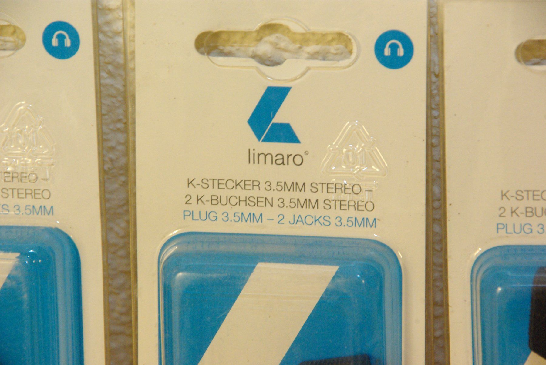 Unità & Adattatore: 3x K-Stecker 3.5mm - Stereo von limaro – Nuovo e nell'imballaggio originale da Herisau venduto da Cevianer1844 2