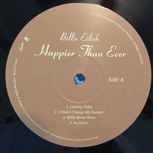 Vinyle Billie Eilish Happier than ever