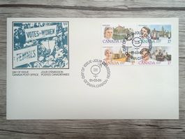 TR51 Enveloppe + Timbre Canada 1981