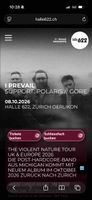 I Prevail Konzert Ticket Halle 622 Zürich 08.10.2026
