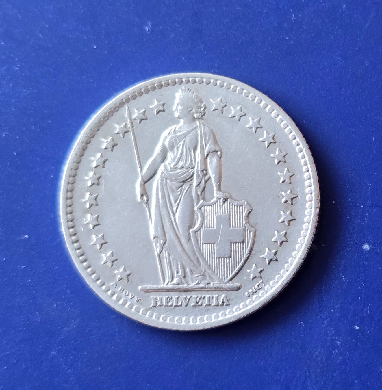 Tutti le monete: Silber Schweiz 2 Fr. 1947 – Usato da Winterthur venduto da Cruiser3 1