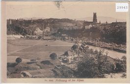 Fribourg et les Alpes