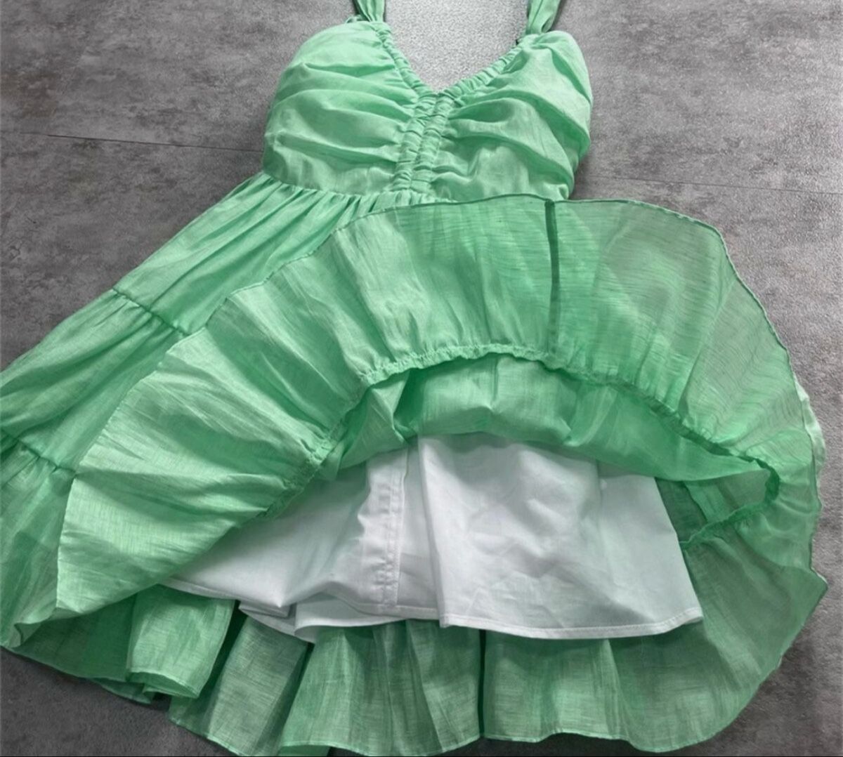 Sandro Vestiti: Sandro linen mint green kleide 36 S M – Usato da Uznach venduto da ger_7gvr 3