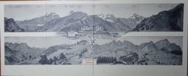 Urigen Posthaus Panorama ca. 1910