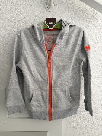 Kinder Kapuzenpullover Boden grau Grösse 110 guter Zustand