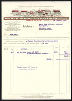 Rechnung Menziken 1934, Weber Söhne, Ci