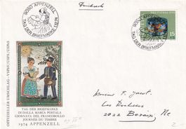 Tag der Briefmarke 1974 Appenzell 1.12.1974