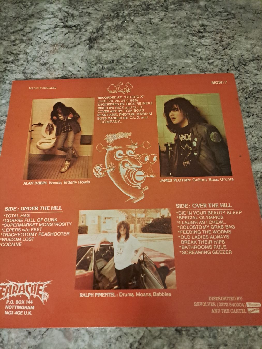 Schallplatten: LP  O. L. D.  "Old Lady Drivers" EARACHE – Gebraucht aus Uetendorf von Essiggurken 1