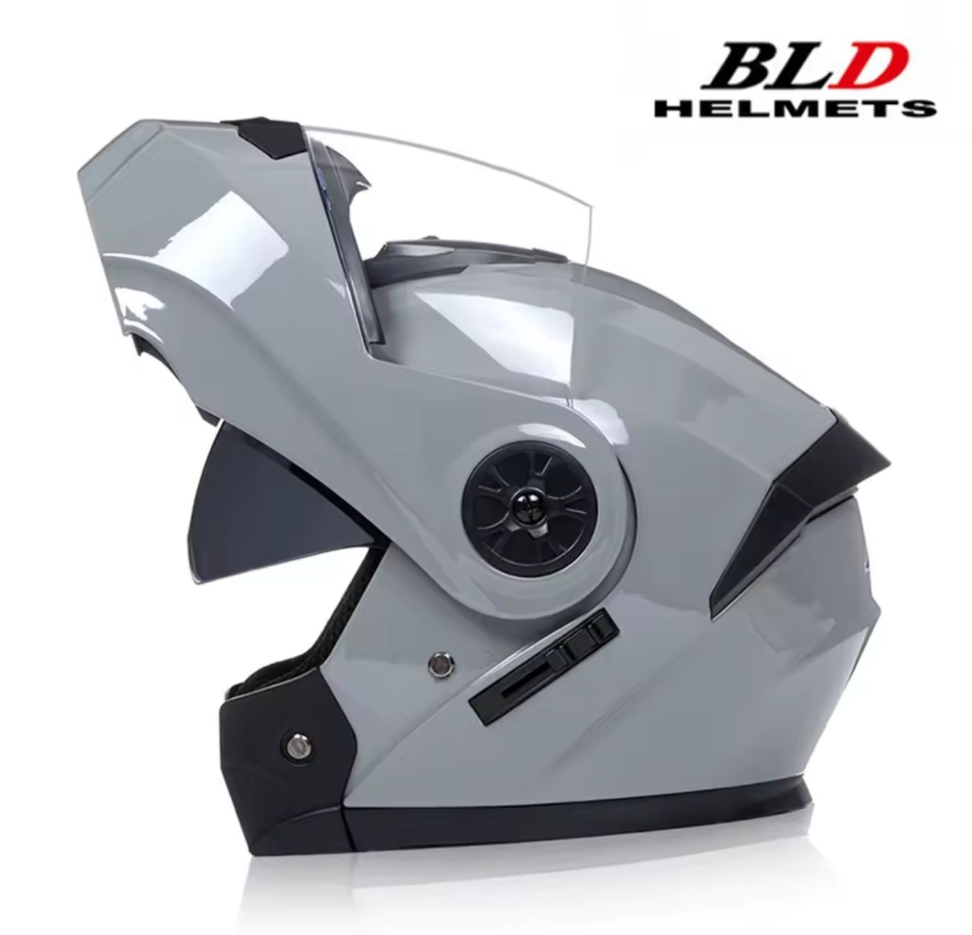 Caschi & visiere: Motorrad Klapphelm BLD Doppelvisier Helm Grau Silber Maximal – Nuovo e nell'imballaggio originale da Suhr venduto da sjay.Cv 1