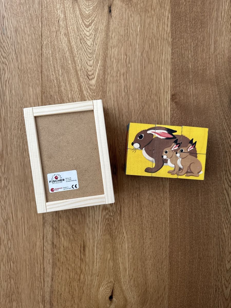 Puzzle: Klötzlipuzzle 6-teilig Tieri – Usato da Interlaken venduto da fbnscl 4