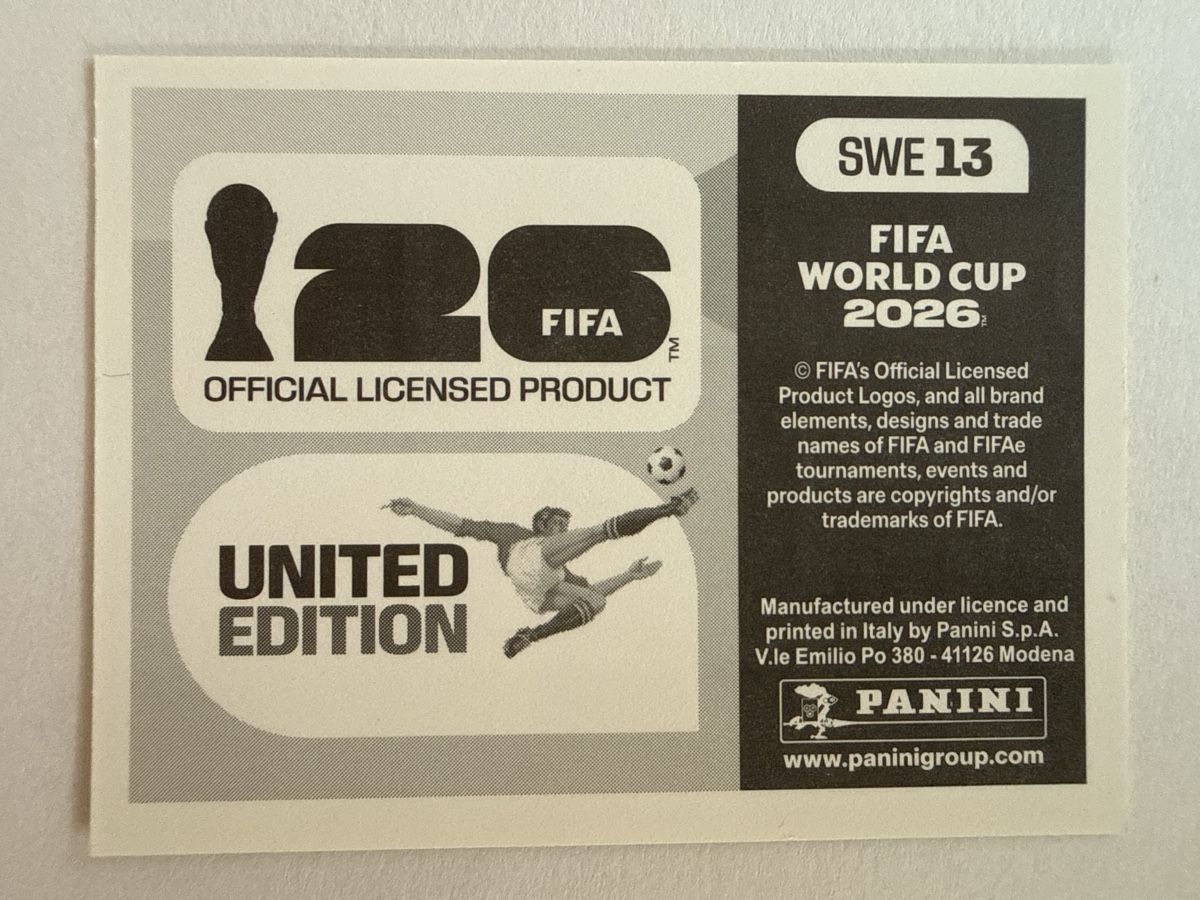 Panini Carte collezionabili: FIFA WM 2026 SWE 13 – Nuovo (secondo la descrizione) da Stäfa venduto da eko_lkv8 1
