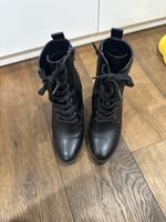 Schwarze Stiefeletten mit Absatz, Grösse 38 - Herbst 🍂