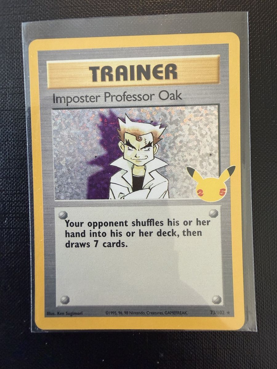 Pokémon Sammelbilder & Trading cards: Imposter Professor Oak #23 CELEBRATION EN – Neu (gemäss Beschreibung) aus Savigny von Matgab94