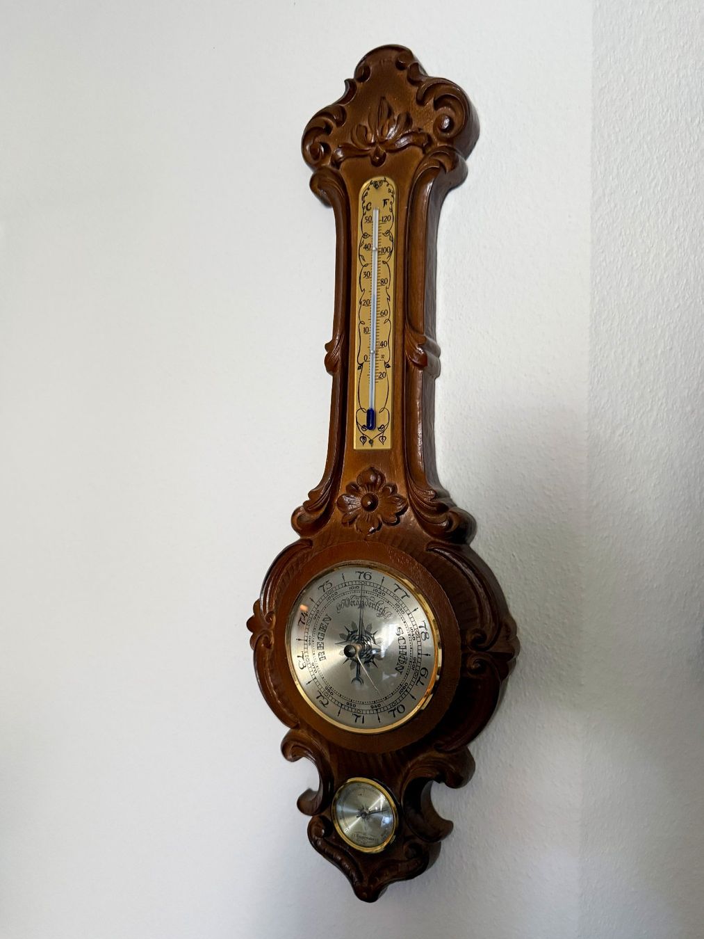 Altro per la casa: Wetterstation Barometer Thermometer Hygrometer Holz – Usato da Stein AG venduto da Svenbobo