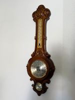 Wetterstation Barometer Thermometer Hygrometer Holz