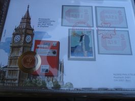 Grossbritannien 1984, Münzbrief Rückzug Hafpenny, FDC ATM