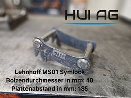 Anschweissrahmen / Adapterplatte Lehnhoff MS01 Symlock