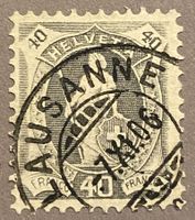 89B Vollstempel Lausanne SBK 50.-