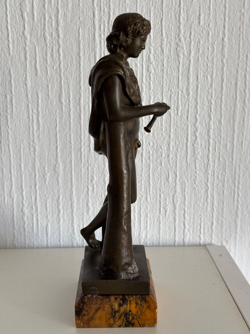 Statuette: statuette en bronze Satyre au repos – Usato da Peseux venduto da Chimon59 1