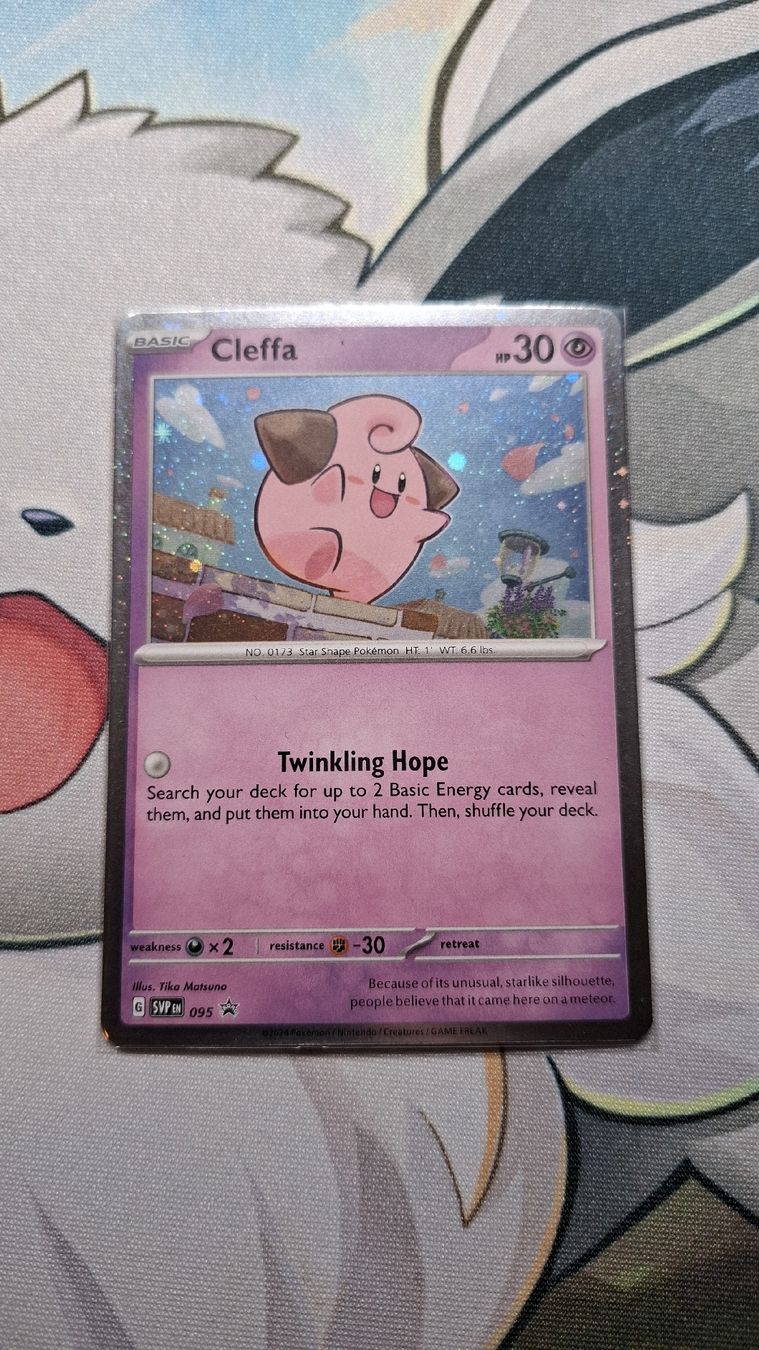 Pokémon Carte collezionabili: Cleffa ENG - SVP 095 Promo – Nuovo (secondo la descrizione) da Petit-Lancy venduto da Kara_TCG