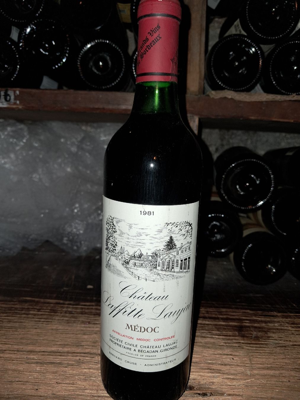 Lafite Wein: Château Laffitte Laujac Médoc 1981 – Neu und originalverpackt aus Le locle von juliensaran 1