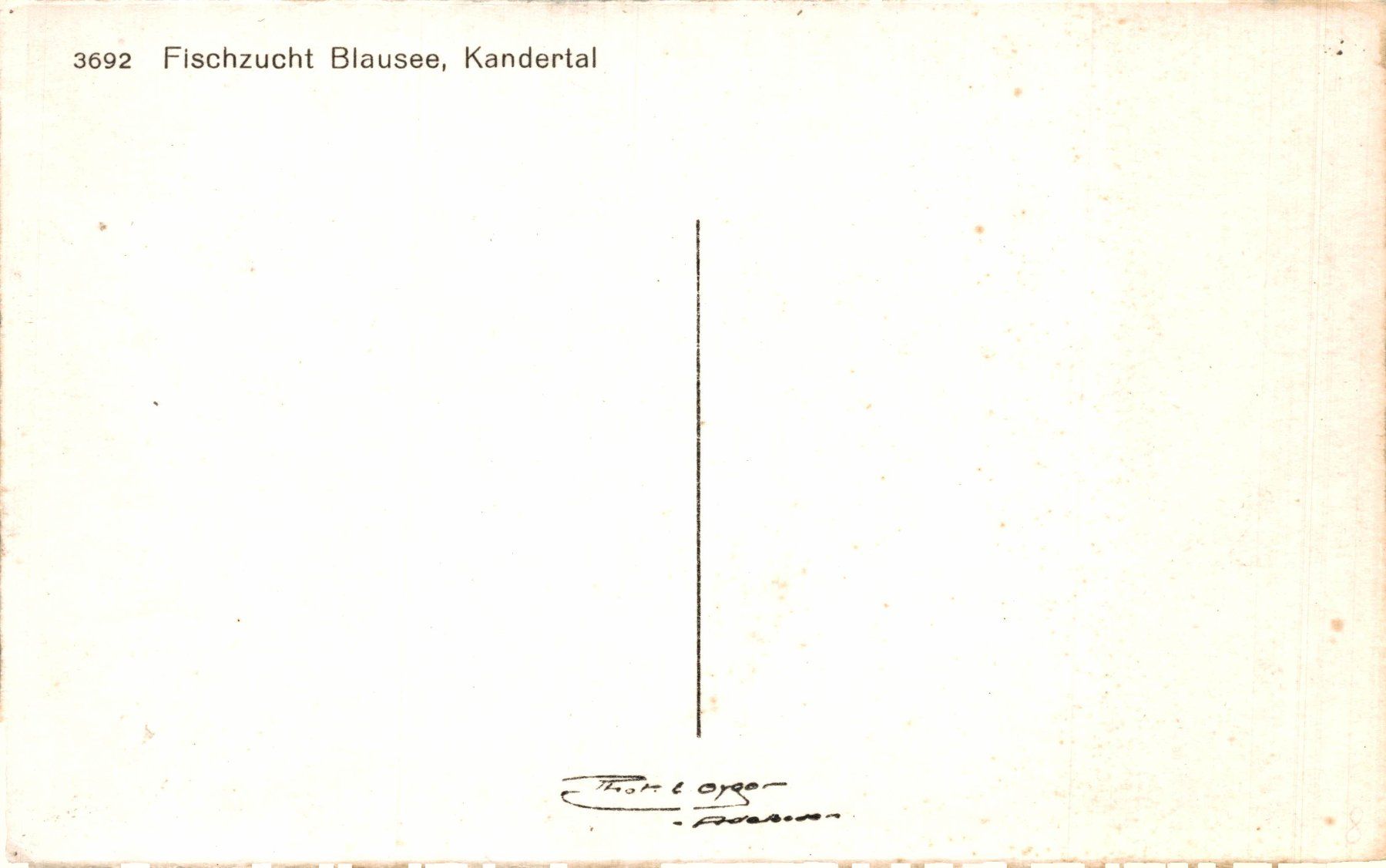 Cartes postales: Fischzucht Blausee, Kandertal – D'occasion à Bronschhofen par Astore 1