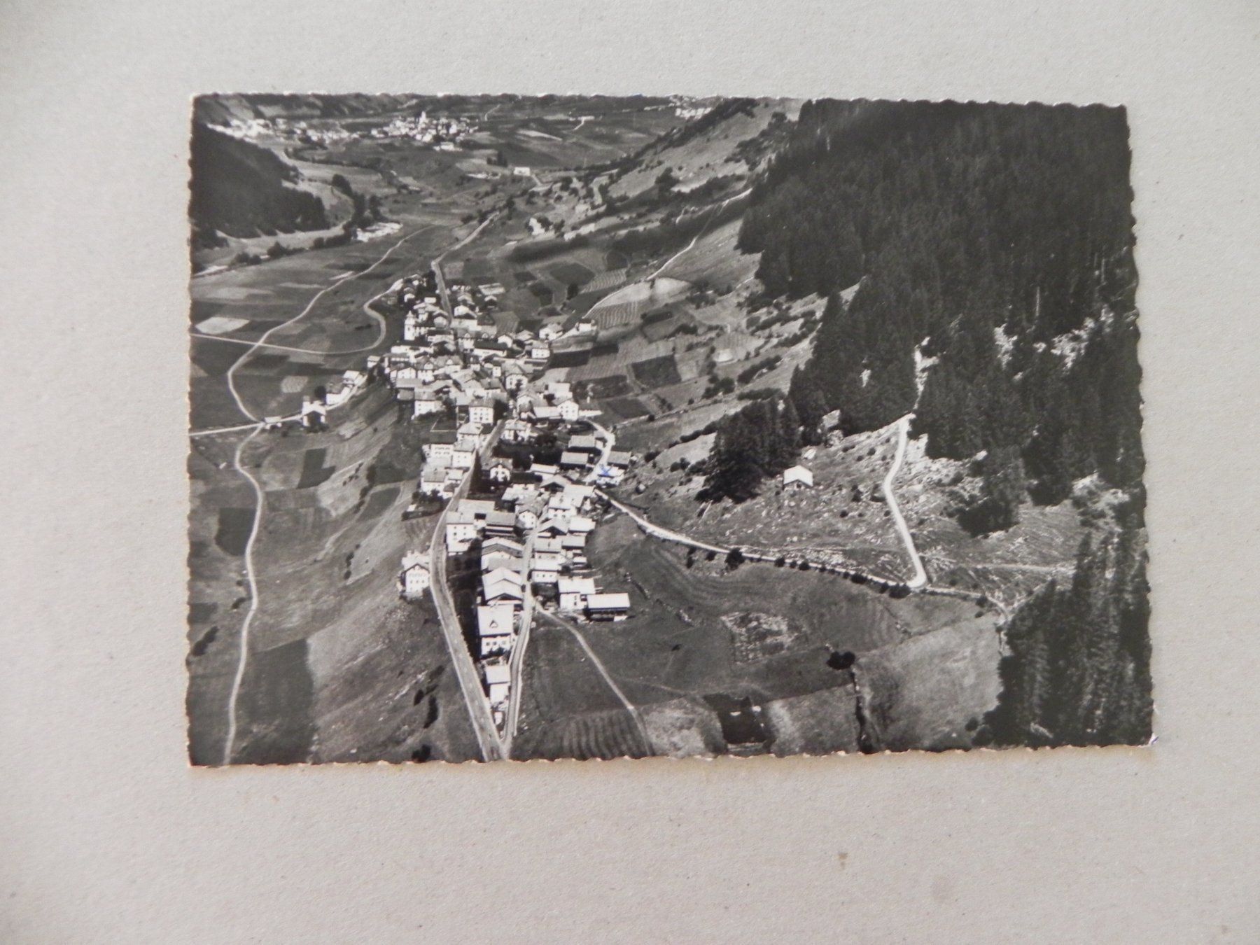 Ansichtskarten: Ansichtskarte Tinizong GR 1966 – Gebraucht aus Siebnen von krimsie
