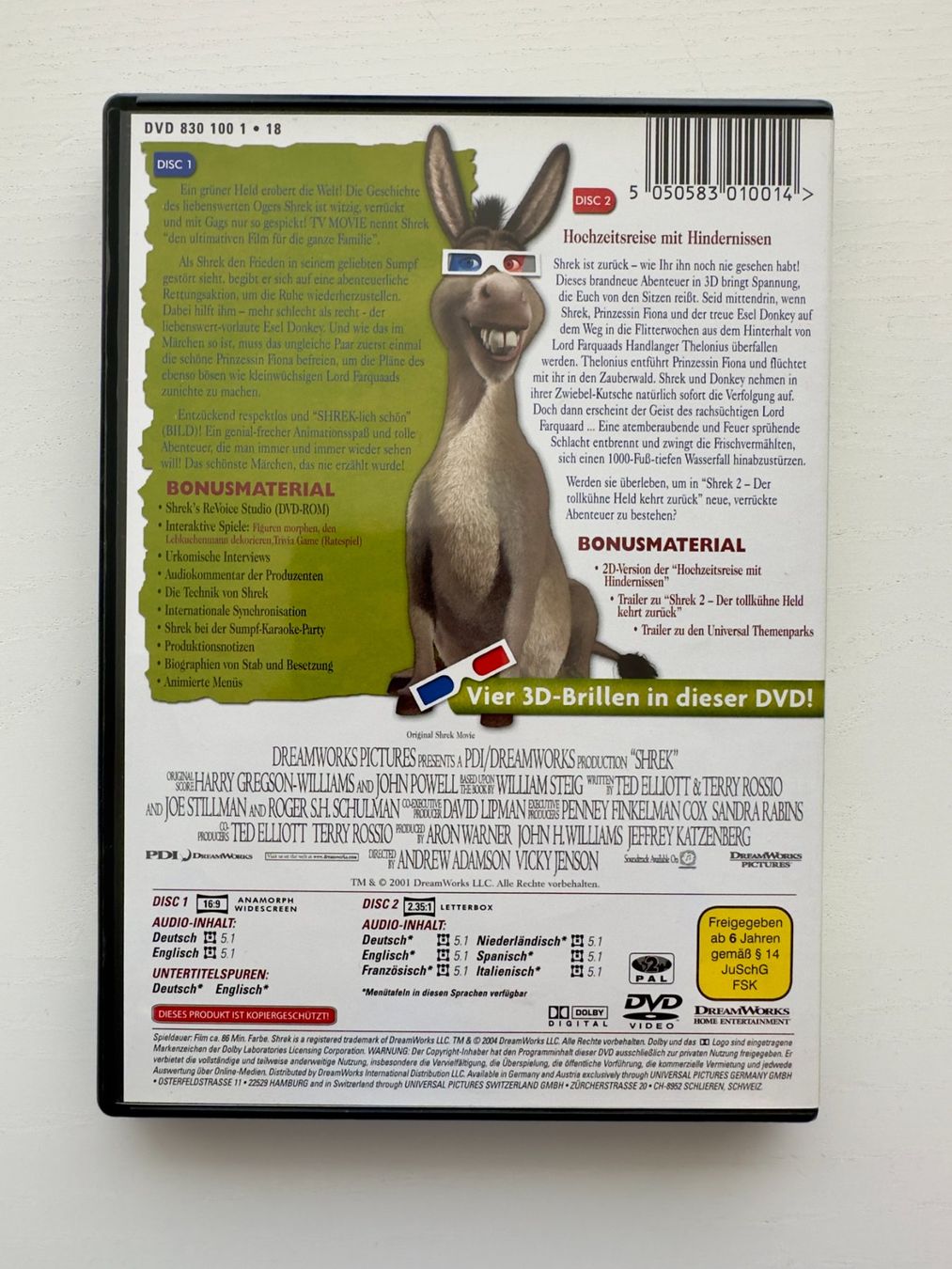 Tous les DVDs: Shrek (2 Discs inkl. 3D Version) – Neuf (Voir description) à Nottwil par grabi77 1