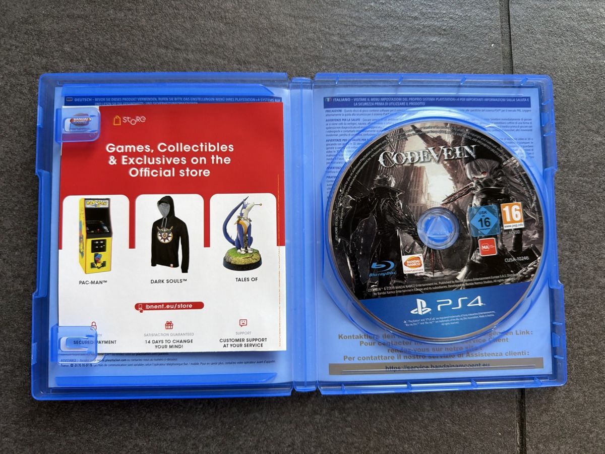 Sony Spiele: CODE VEIN PS4 – Gebraucht aus Zürich von cENS0R 2