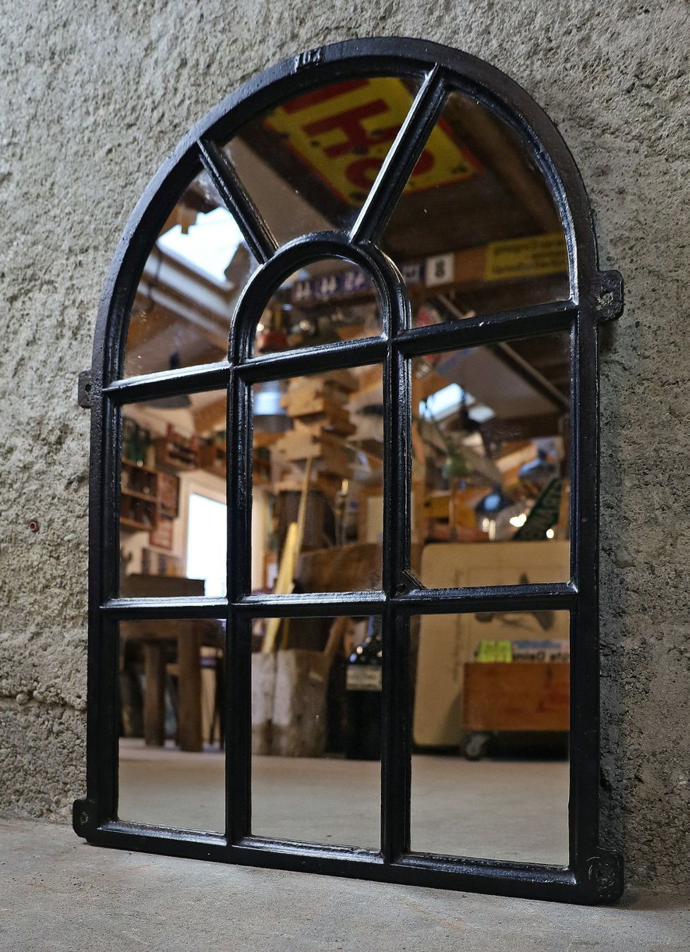 Specchi: Segmentbogenfenster verspiegelt, Spiegel, Gusseisenfenster – Usato da Birrwil venduto da brandschatz_birrwil 4