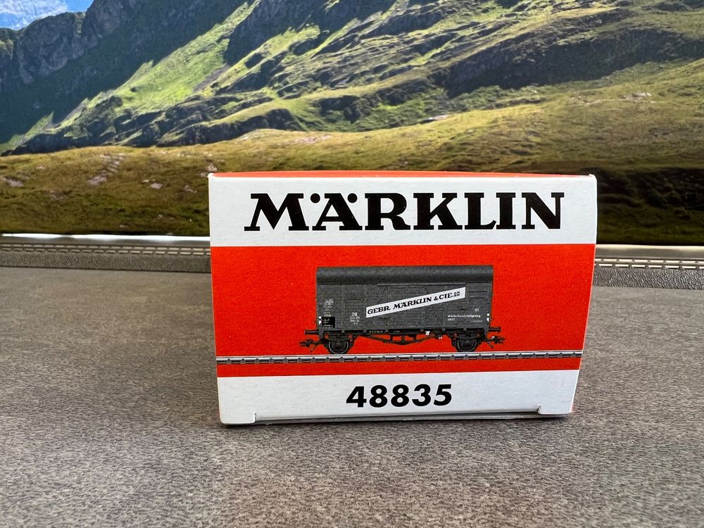 Wagon N°3 marchandise à monter complet -bois- MANU-BOIS Grenoble-boite