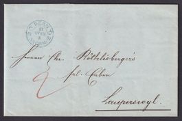 1851, BERN, BoM an Röthlisberger in Lauperswil BE - Langnau